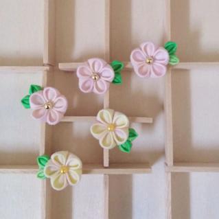 水下蝦手作 日式布花頭飾和風布花髮飾櫻花繡球花梅花黏土人ob11 黏土娃口袋人 蝦皮購物