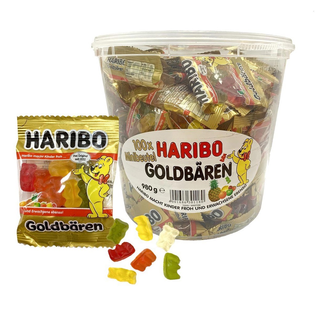 現貨 Haribo小熊軟糖 金熊Q軟糖 1公斤 Goldbaren Minis 好市多代購 ##205303