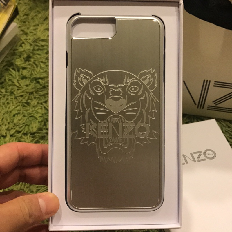 KENZO iPhone 7 plus 銀色手機殼