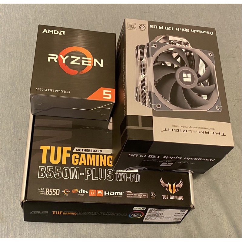 自售AMD Ryzen R5 5600x + ASUS TUF GAMING B550M-PLUS WIFI