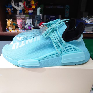 【小八】adidas x Pharrell Williams Hu NMD Aqua 湖水藍 GY0094