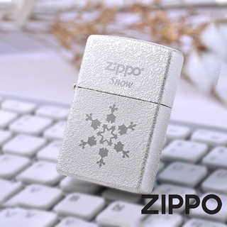 ZIPPO 冬季戀歌-雪花獨秀防風打火機 ZA-1-6 韓國設計 冬季 凜冽 雪片 精緻 優雅 極簡風格 終身保固