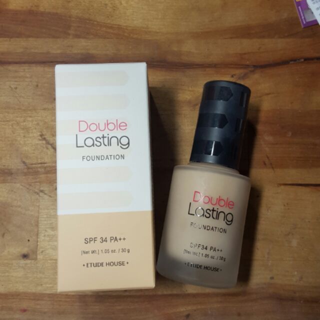 ETUDE HOUSE 長效待肌 超持妝粉底液 持久粉底液 長效持久粉底 Double Lasting