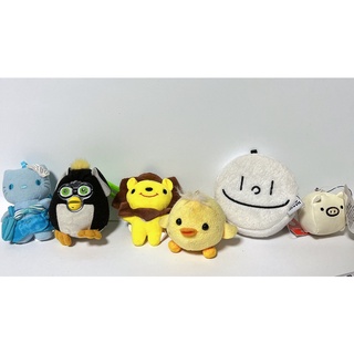 ♋魏玩具 二手 娃娃 絨毛 布偶 可愛 凱蒂貓 hello kitty 獅子 小雞 小豬