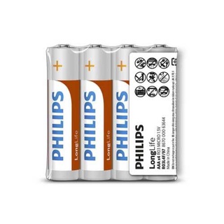 PHILIPS 電池 飛利浦 碳鋅電池 乾電池 原裝進口 碳鋅電池 3號 4號 2號 9V 電池 4入