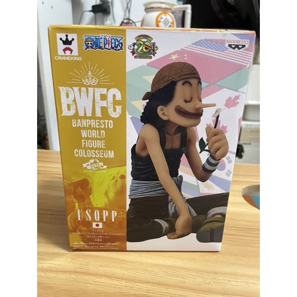 日版 金證 BWFC 騙人布 20週年 烏索普 寬盒 公仔 海賊王 航海王 One Piece