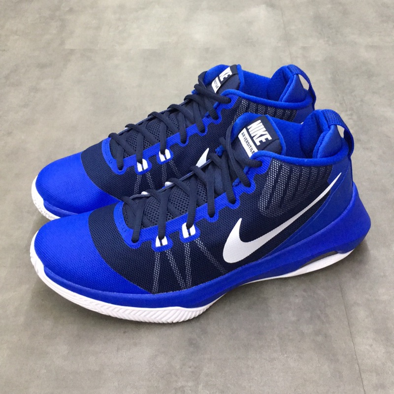 NIKE AIR VERSITILE 男 高筒 包覆 耐磨 透氣 氣墊 籃球鞋 藍色 852431401