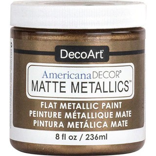 DecoArt 陳年青銅色 236 ml Matte Metallics 啞光金屬 顏料 - ADMMT09 (美國)