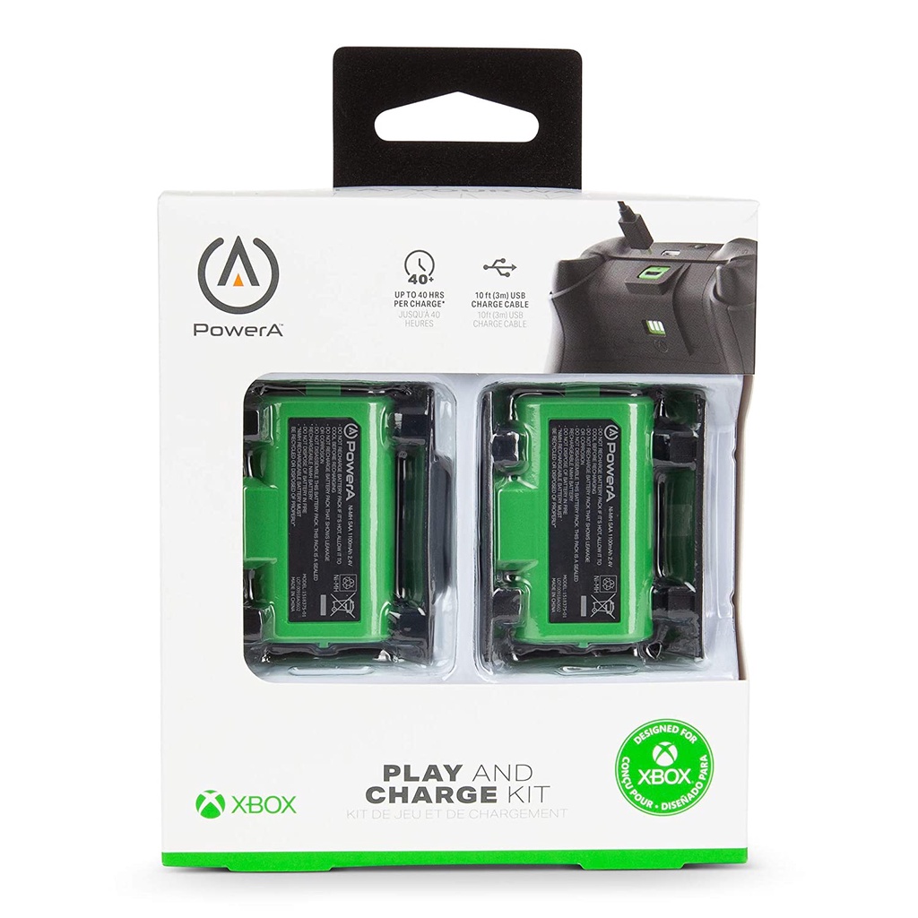 Xbox Series X/S ONE 原廠授權 PowerA 手把用 同步充電套件 USB 雙充電電池【歡樂交易屋】