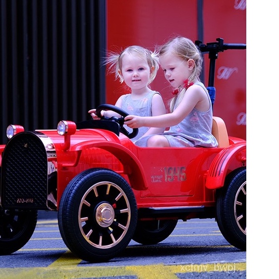 熱銷兒童電動車四輪汽車遙控男女孩寶寶嬰兒玩具可坐大人親子互動雙人