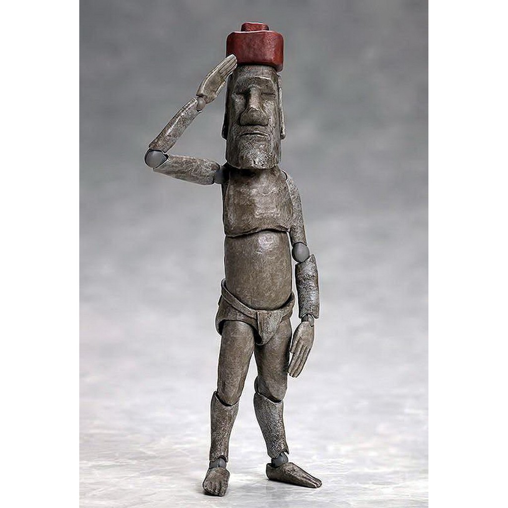 魔玩達人 人偶精品q版figma 桌上美術館系列智利復活島摩艾石像moai 可動完成品 全新現貨 蝦皮購物