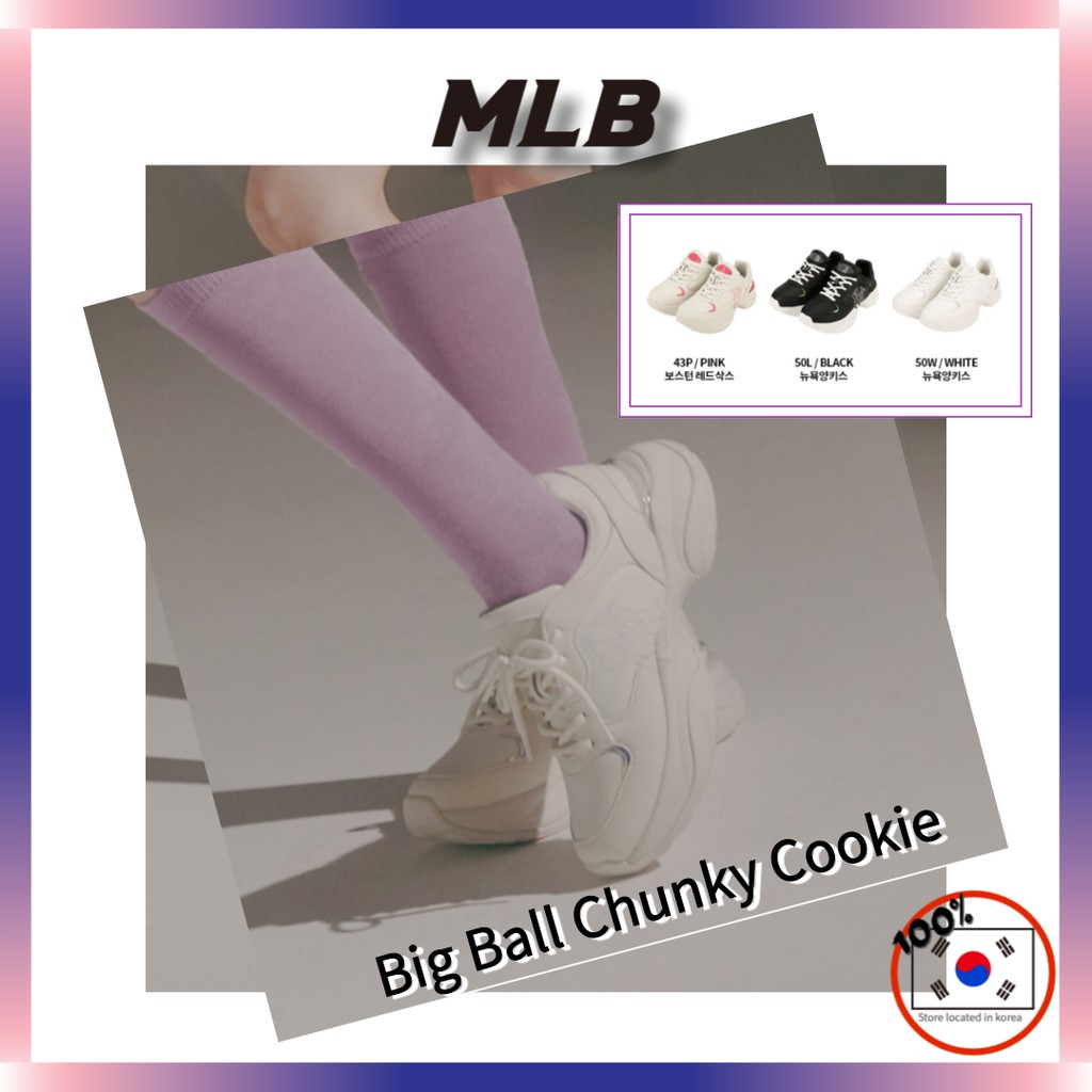 韓國 MLB Big Ball Chunky Cookie Team Logo 增高 老爹鞋 32SHCC111