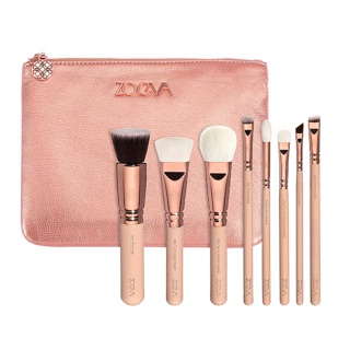🌸SLAY🌸Zoeva rose golden set 玫瑰金化妝刷具組 8入