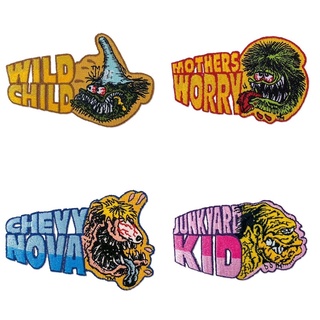 【MOONEYES】 Rat Fink Patch “Monster Patch” 刺繡 布章 有四款可選［RP015]