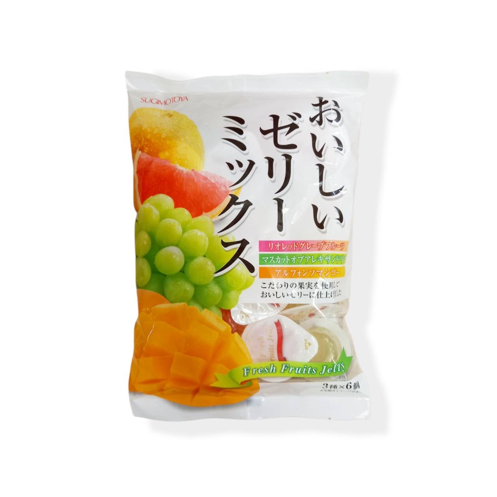 杉本屋 綜合水果果凍 - 葡萄柚&amp;白葡萄&amp;芒果 396g