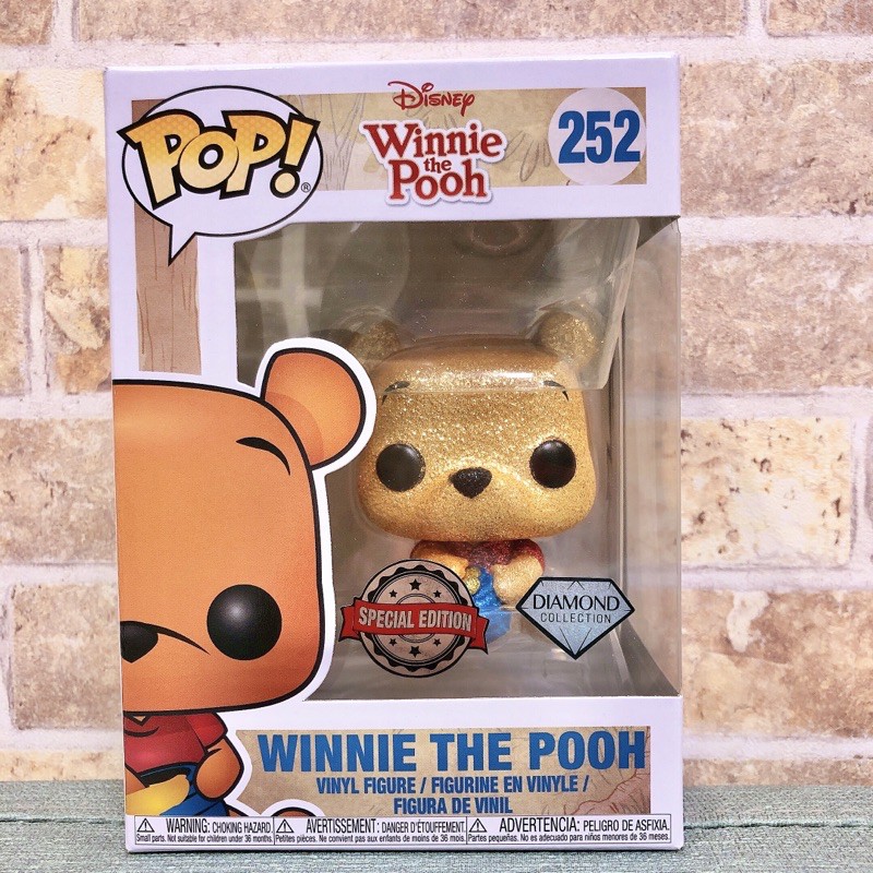 ✯小公主✯現貨 FUNKO POP 小熊維尼 維尼 閃亮 鑽石版 迪士尼