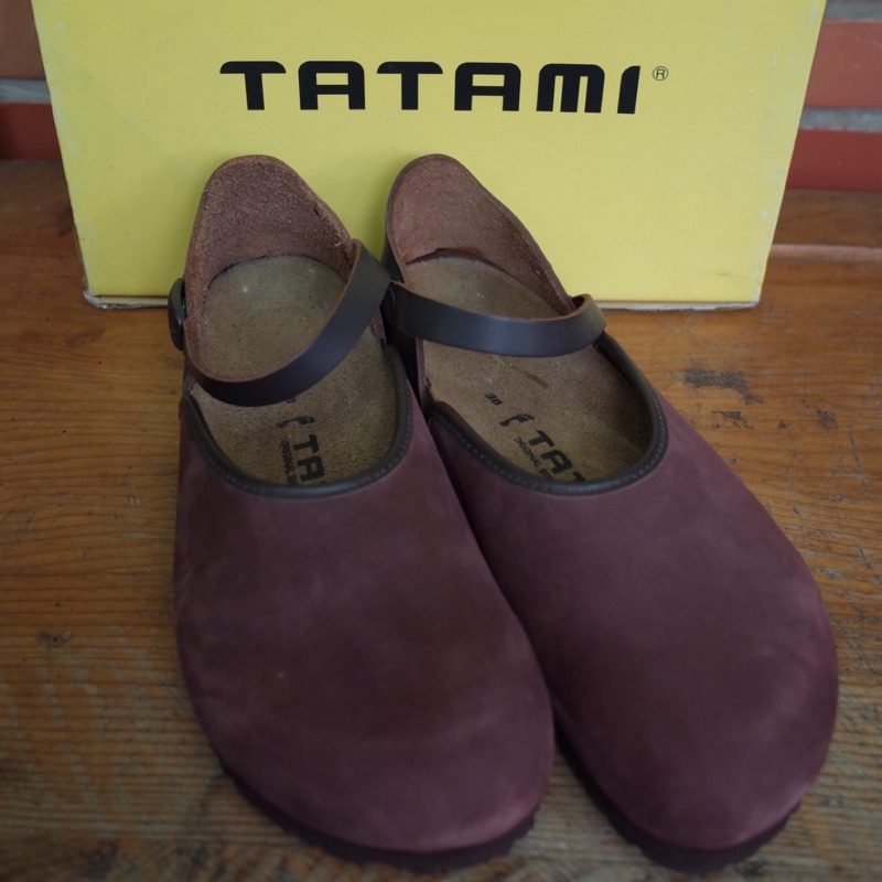 Birkenstock勃肯 TATAMI系列娃娃鞋紫 尺寸23.5全新