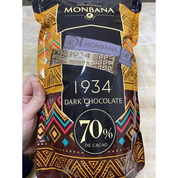 Costco 好市多 法國 Monbana 1934 70% 迦納 黑巧克力條