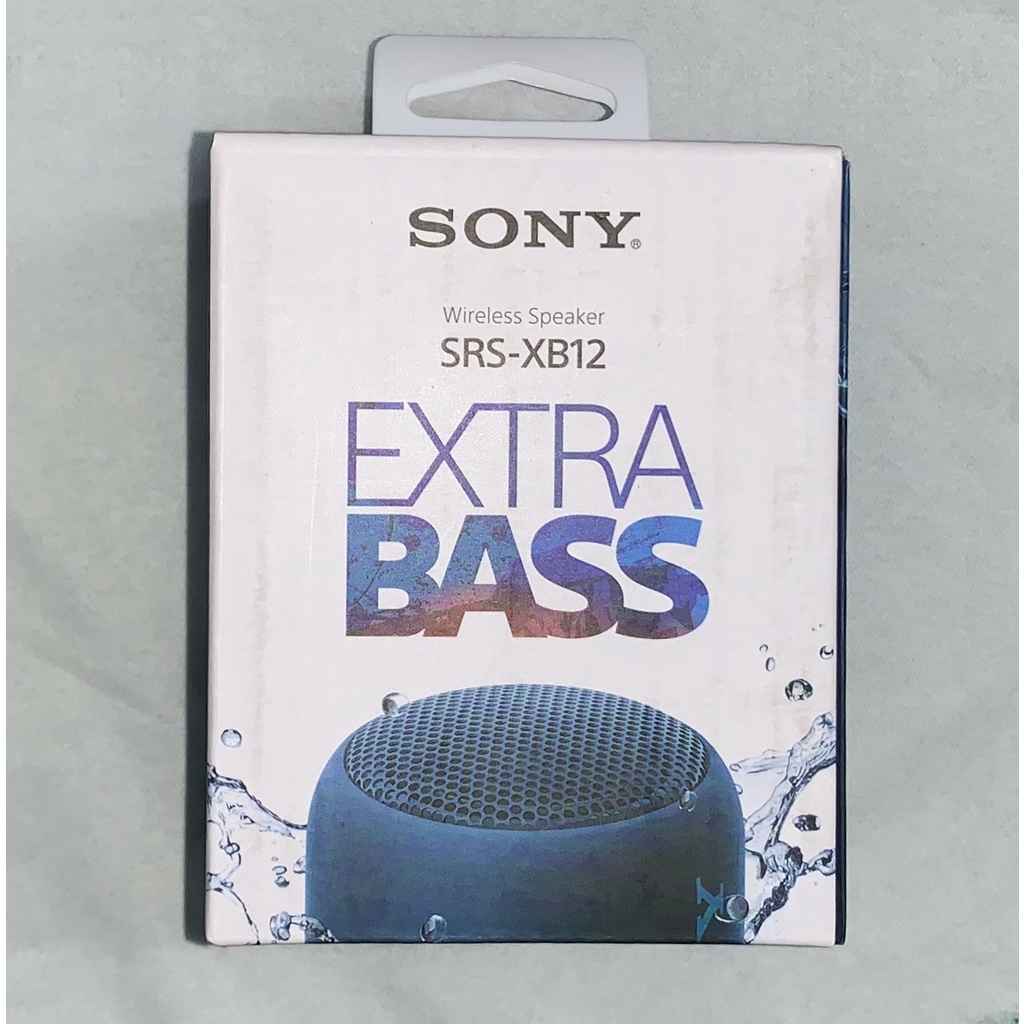 (已拆二手)SONY SRS-XB12 防水藍牙喇叭