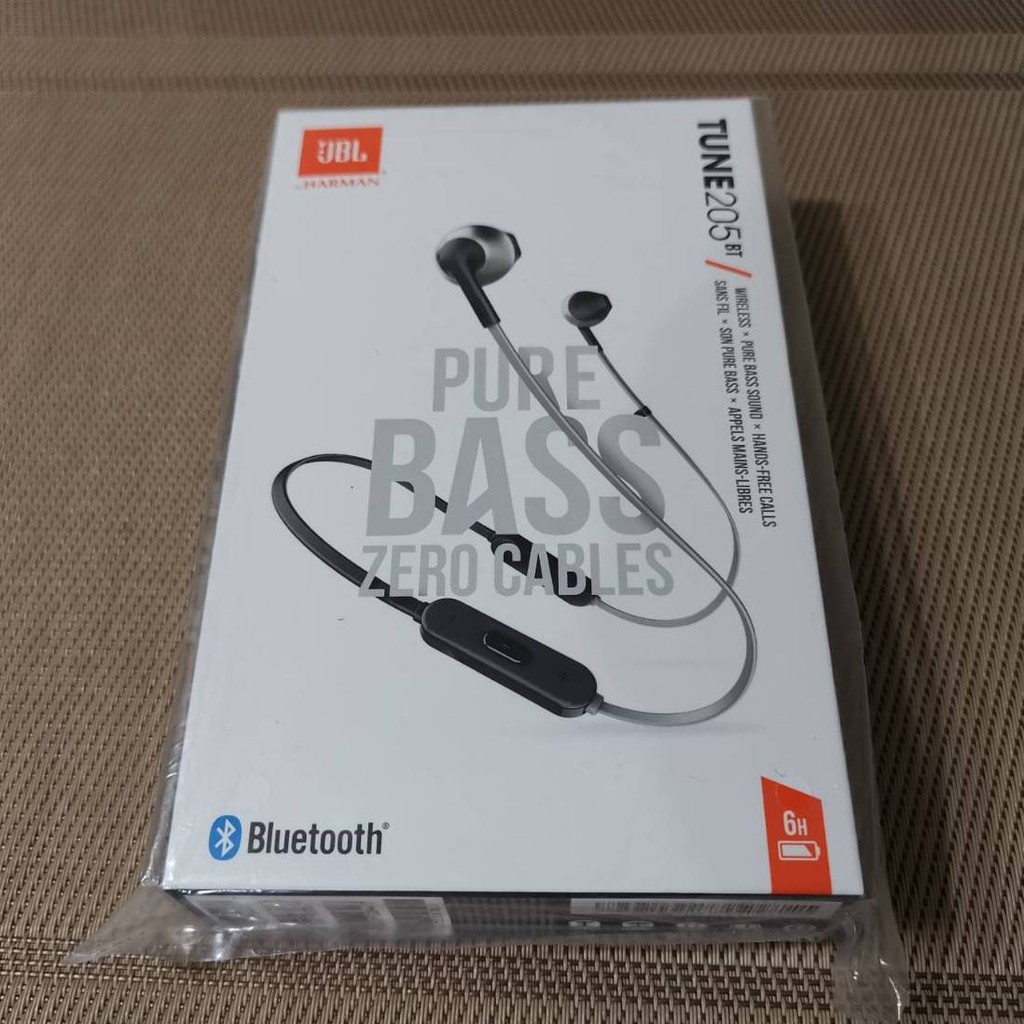 👍現貨不用等～全新未拆～日本JBL TUNE205BT 黑色無線藍芽耳機～新手入門款 CP值超高