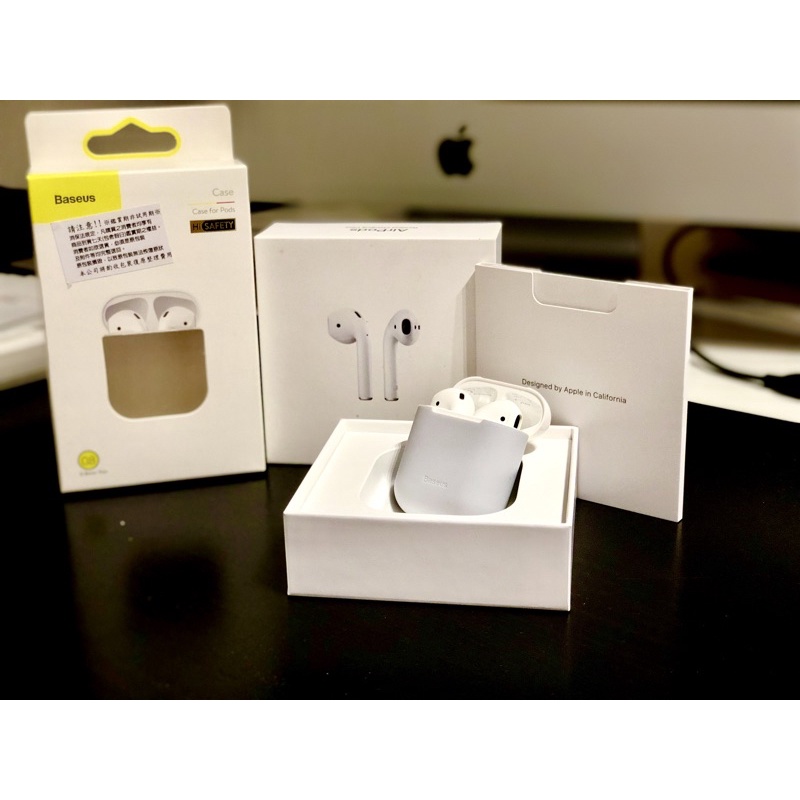 AirPods  2代  藍芽耳機 搭配充電盒