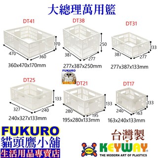 fukuro貓頭鷹小舖/聯府 DT41 DT38 DT31 DT25 DT21 DT17 深型特大總理萬用籃 DT48