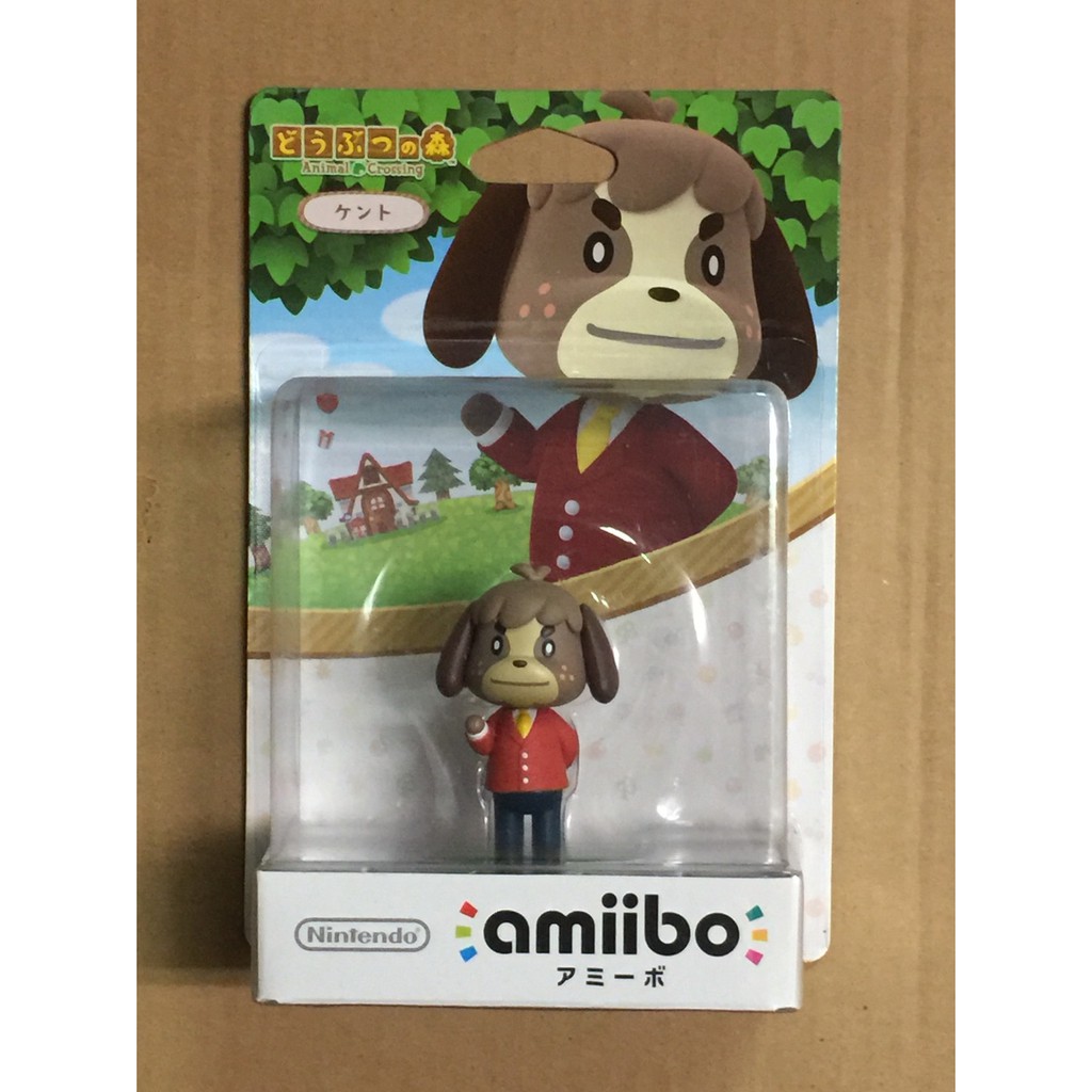 WIIU 全新/現貨 動物之森 amiibo 肯特 KENTO 公司 4902370530414