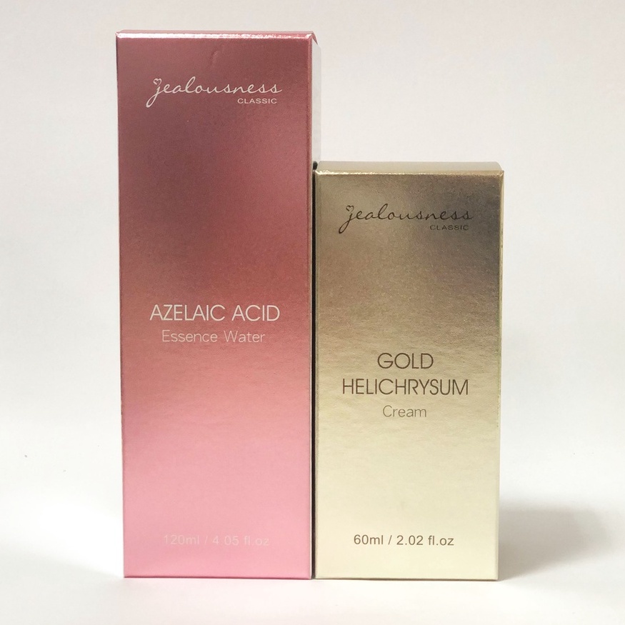 【Jealousness婕洛妮絲】杜鵑花酸亮白化妝水120ml+黃金蠟菊修護精華乳60ml