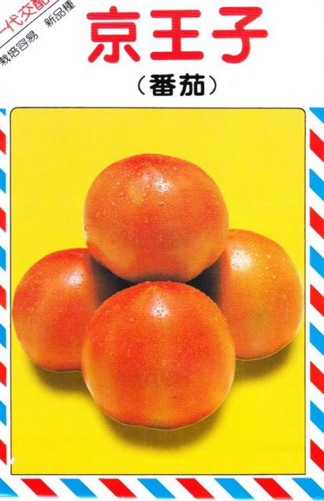 四季園 番茄(京王子 大果) 【番茄 蕃茄類種子】興農牌中包裝 每包約2公克
