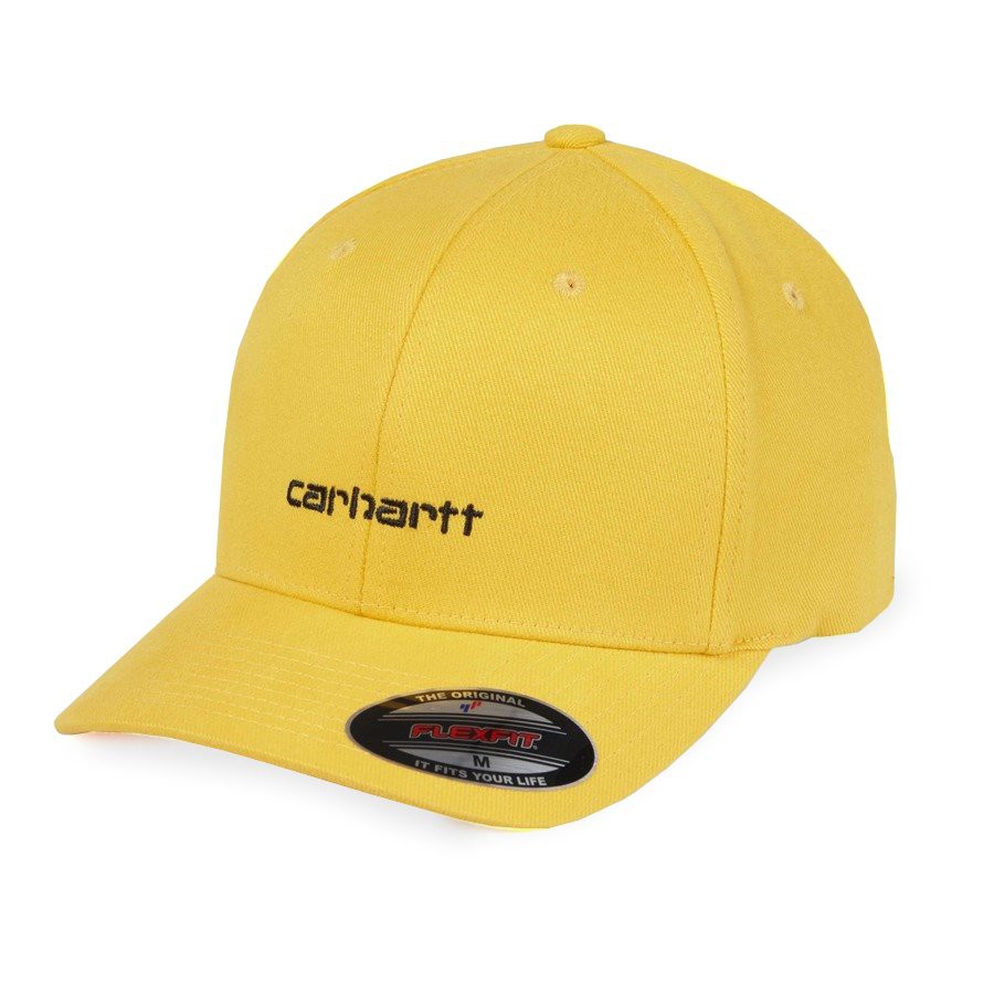 Carhartt wip 電繡字母logo 老帽 I026309 黃色