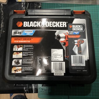 全新 美國百工《B&D》10.8V 12V black&decker 10.8V 百得 工具箱