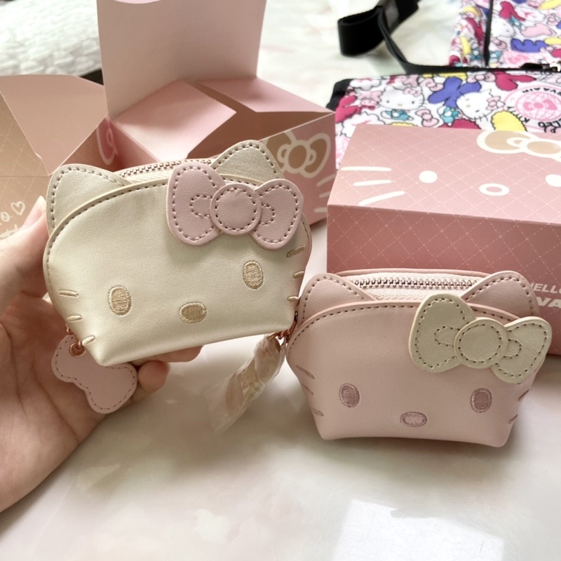【現貨】長榮航空 限量款 Hello Kitty 凱蒂貓 三麗鷗 造型雙色零錢包 有單賣