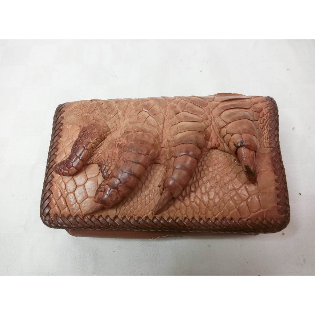 (h4)天然鱷魚皮 腰包 菸盒 早期手機腰包 眼鏡包
