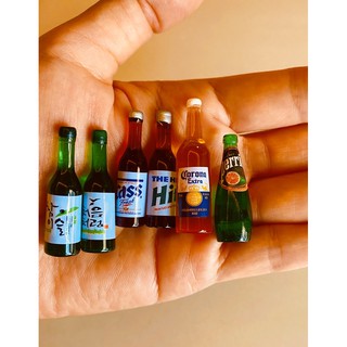 (🅾️現貨臺灣出貨🅾️) #立體磁鐵 #造型磁鐵 模擬飲料瓶 模擬韓國燒酒 模擬啤酒模型 娃娃屋配件-微縮食玩