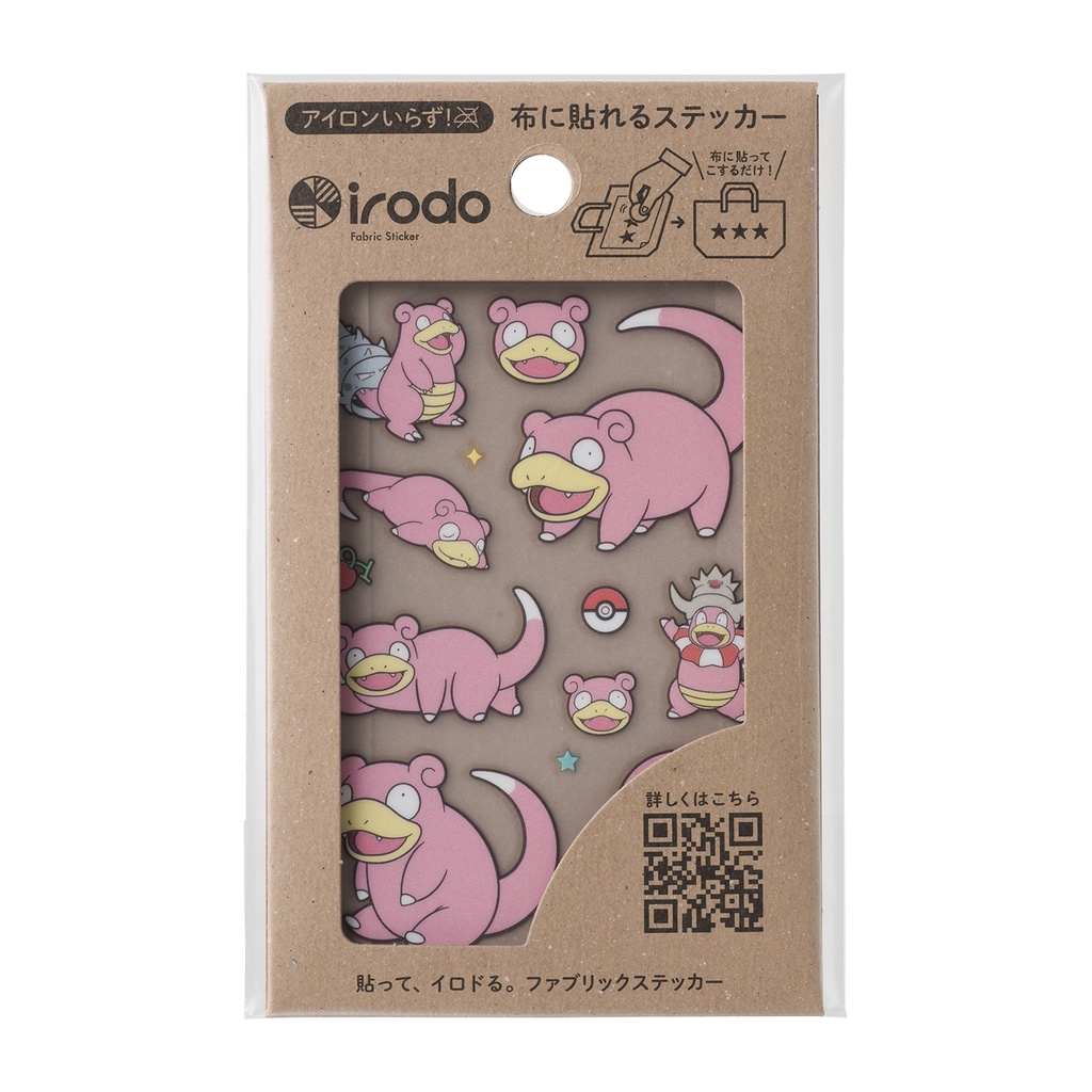 【現貨】日本製 寶可夢中心 限定 DIY 手工製作 布料用貼紙 irodo 呆呆獸 呆殼獸 呆呆王