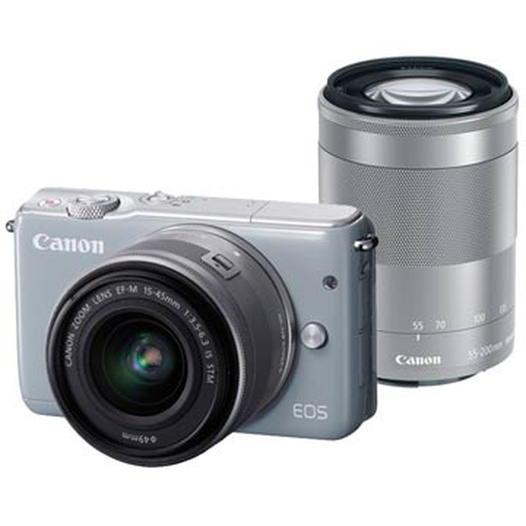 《晶準數位》Canon EOS M10 15-45mm+ 55-200 mm  雙鏡組 (平輸)