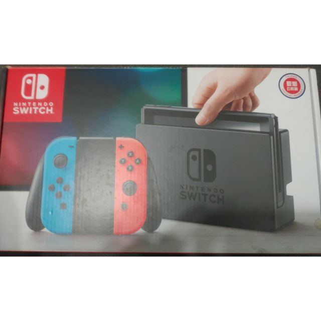 紅藍SWITCH過保，台灣公司貨，無法開機，附大亂鬥及狩魔師4