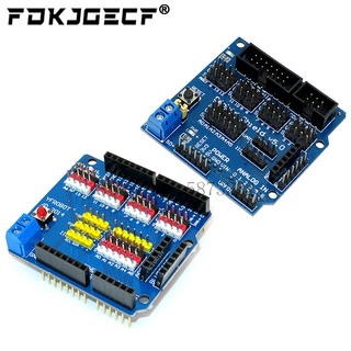 1pc V5.0 Sensor Shield 擴展板適用於 arduino 電子積木機器人配件 Sensor Shiel