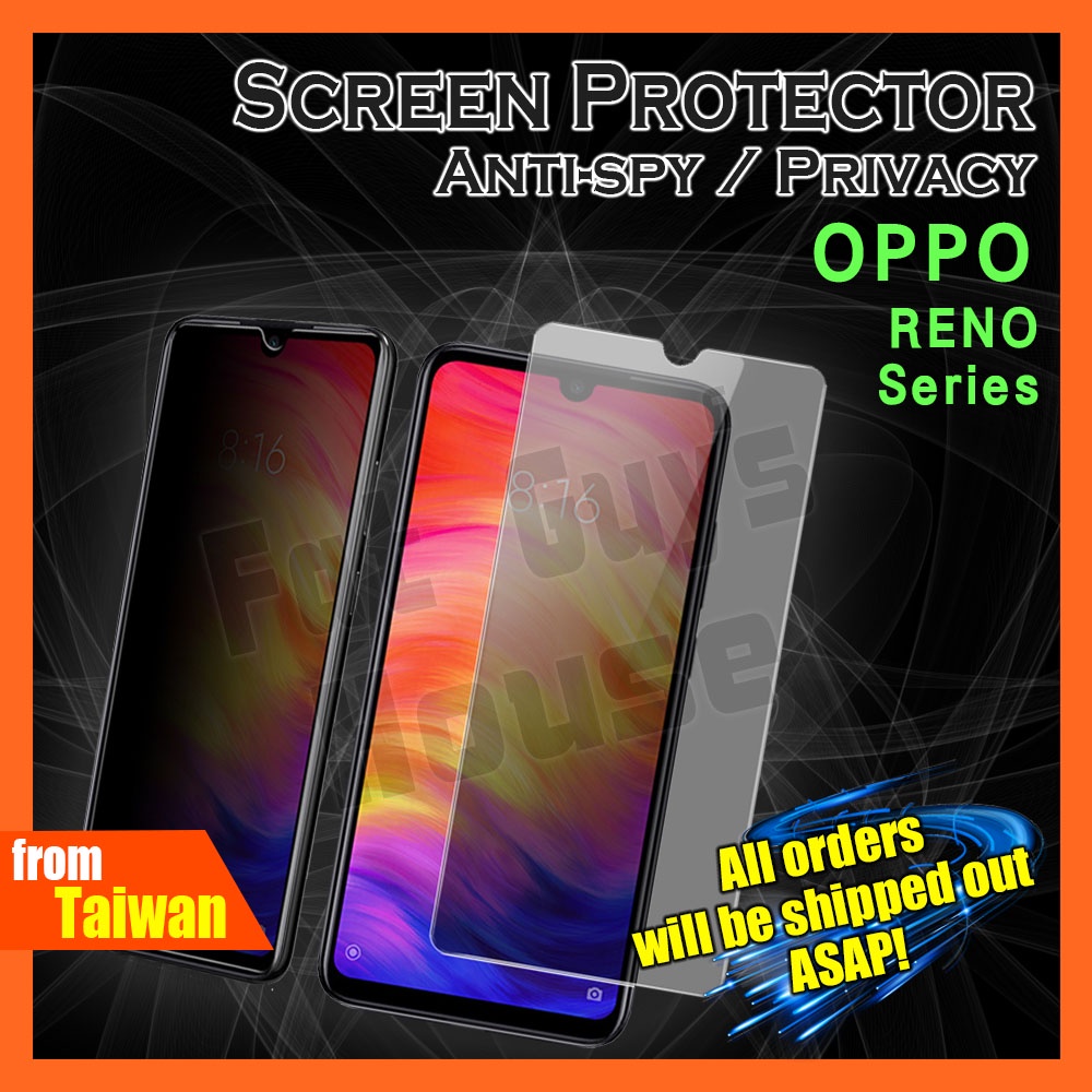 OPPO RENO 7Z 7 6 5Z 5 5G Privacy Anti Spy Screen Protector