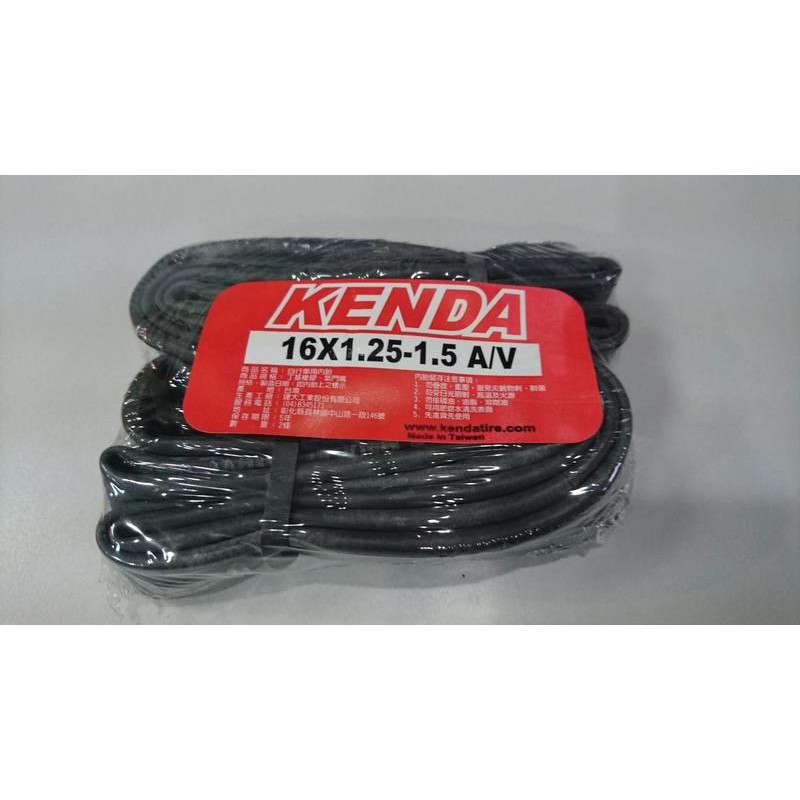KENDA 建大 16x1.25-1.5 A/V 美嘴內胎 台灣製造