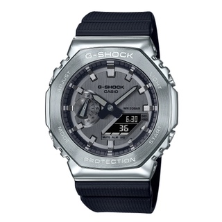 【春麗時間】CASIO G-SHOCK 簡約獨特金屬質感八角型錶殼 GM-2100-1A