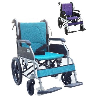 【海夫健康生活館】恆伸機械式輪椅 (未滅菌) 鋁合金 輕量型 後折背 看護型(ER-0013-1)