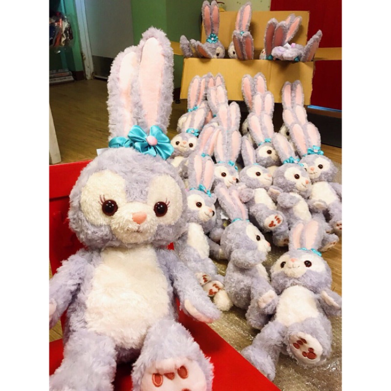 ☆汪將☆日本迪士尼海洋 達菲新朋友 Stella Lou 史黛拉 兔子 s號娃娃 裸兔 芭蕾兔 玩偶 布偶