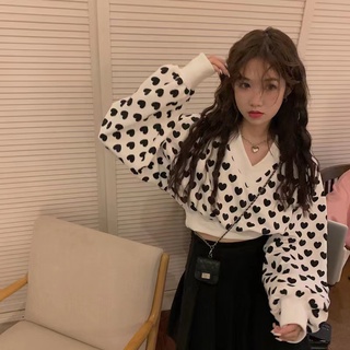 【Miss Xue】V領 衛衣女 設計感小眾 寬松 短版上衣 ins 風衣服 長袖上衣 女生衣服