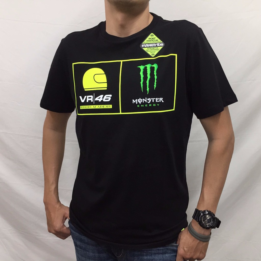 [阿菊潮流工作室]Valentino Rossi Black Monster Energy T-Shirt
