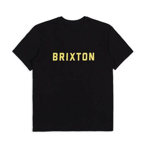 Brixton Puck PRT T恤 (黑) 《Jimi Skate Shop》