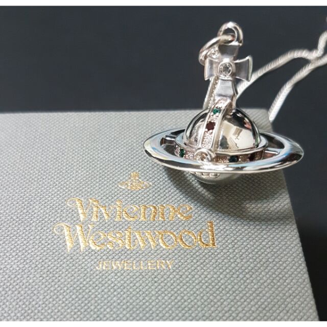 Vivienne Westwood 925純銀 orb 土星 星球 立體 項鍊 全新 絕版 限量 正品 收藏品