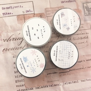 日本原創 ヨハクClear masking tape 透明系列第四彈(全四款)