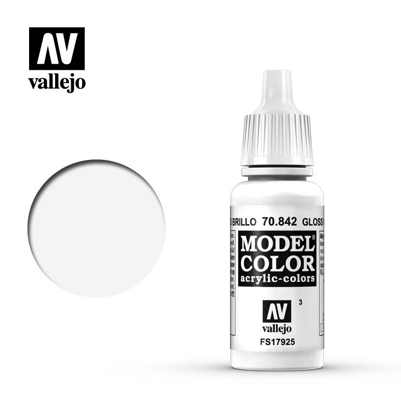 【龍門】Vallejo Model Color 光澤白色70842 (3)