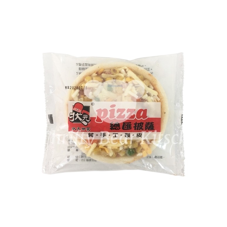 狀元六吋圓形pizza總匯 早餐 宵夜 點心 披薩 窯烤 小資熊廚房 蝦皮購物